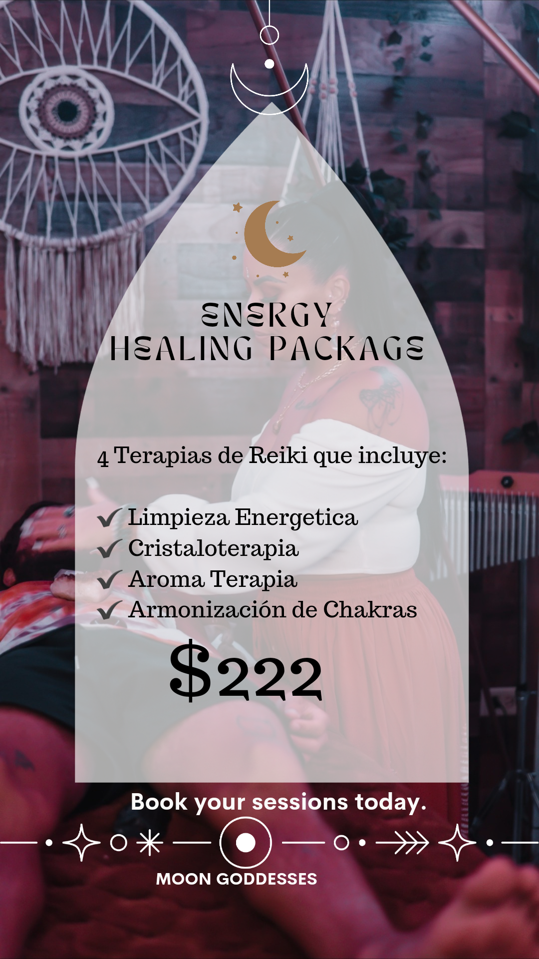 4 Reiki Sessions