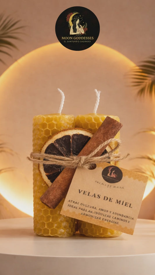Velas de miel (paquete de 2)